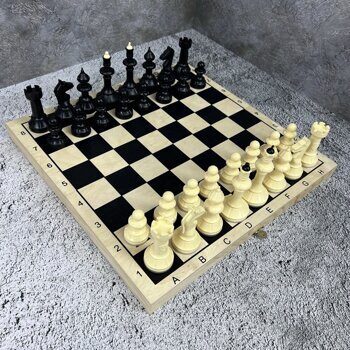 Шахматы "Айвенго", с пластиковыми фигурами, 40х20х6 см