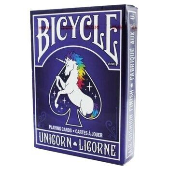 Карты игральные 54 шт. Bicycle Unicorn, Licorne, пластиковое покрытие