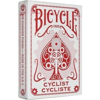 Карты игральные 54 шт. Bicycle Cyclist, пластиковое покрытие, красная рубашка
