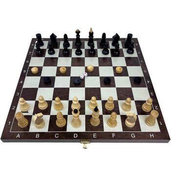 Набор 3 в 1 шахматы, шашки, нарды, малые венге, серебро-У, 40х20х4 см